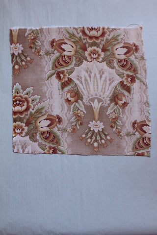 Old French Printed Cotton Panel (Q)