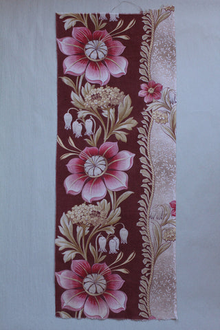 Old French Printed Cotton Panel (Q)