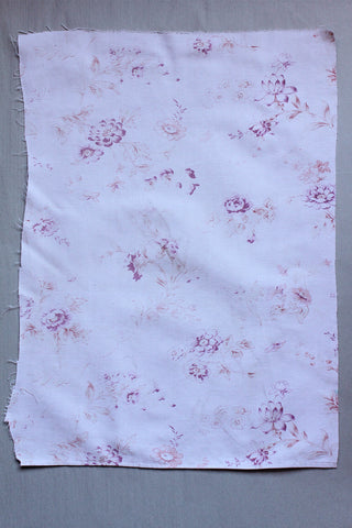 Old French Printed Cotton Panel (Q)