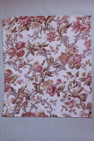 Old French Printed Cotton Panel (Q)