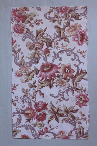 Old French Printed Cotton Panel (Q)
