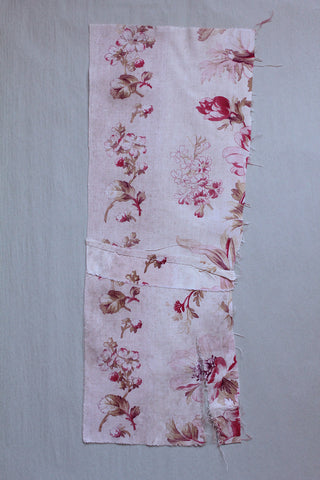 Old French Printed Cotton Panel (Q)