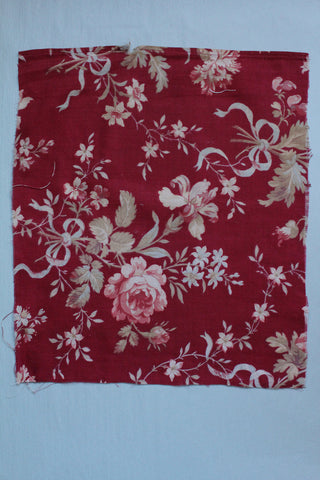 Old French Printed Cotton Panel (Q)