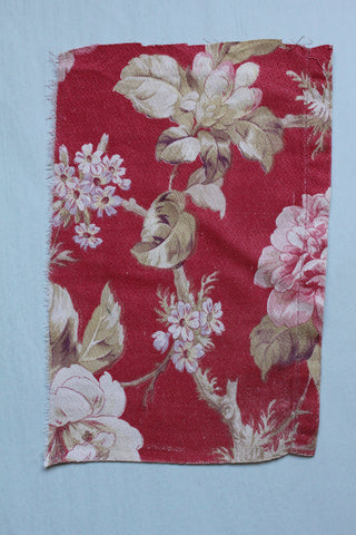 Old French Printed Cotton Panel (Q)