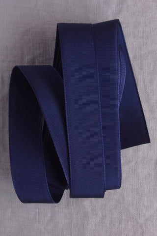 Vintage Milliner's Ribbon -  French Navy