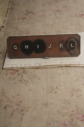 Old Copper Stencil - No.1