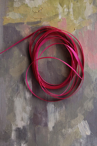 Double Satin Ribbon - Giddy Pink 3mm