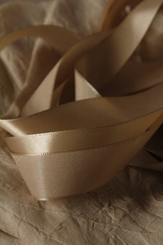 Double Satin Vintage Ribbon - Warm Pink 3mm