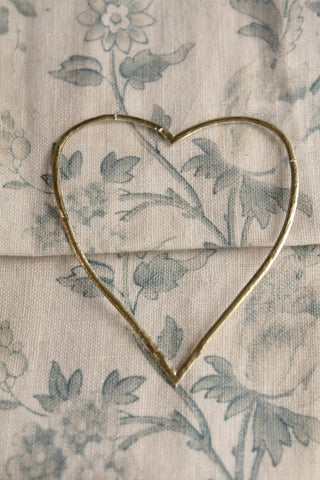 Vintage French Greetings Applique - Loveheart