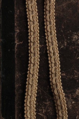 Old Pale Gold Woven Braid