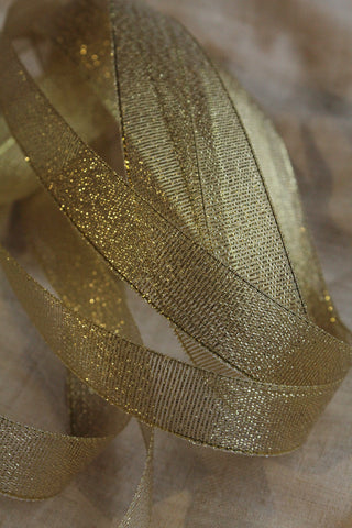 Glittered Ribbon - Gold