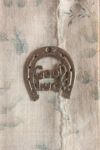 Old Good Luck Horseshoe Pendant