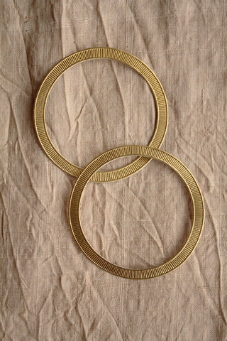 Vintage French Greetings Appliques - Gold Cameo Framee - Large