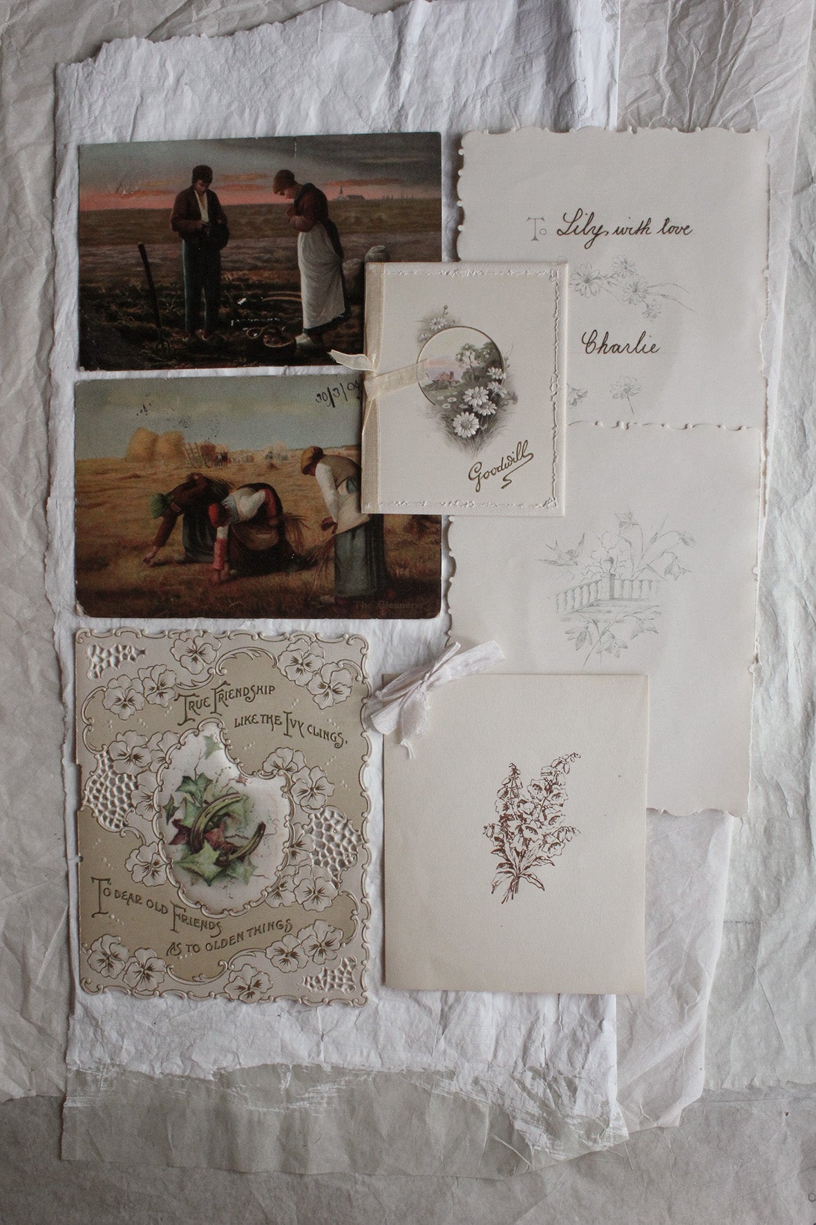 Reclaimed Panels from old Greetings Cards (collection 5)