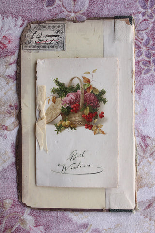 Old Reclaimed Best Wishes Card