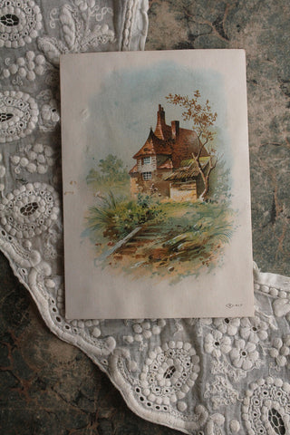 Old Reclaimed Greeting Card Cover