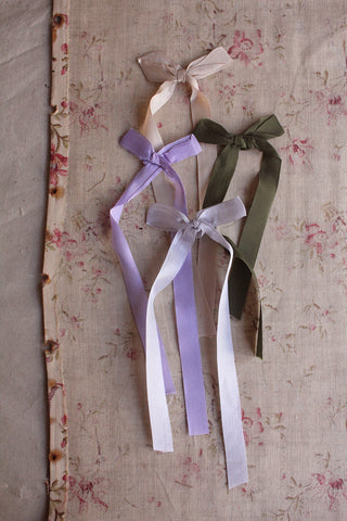 Hand Made & Pressed Silk Bows