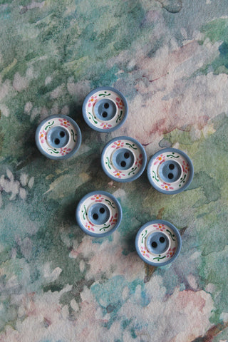 Vintage Hand Painted Buttons