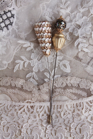 Beaded & Sequined Hat Pins