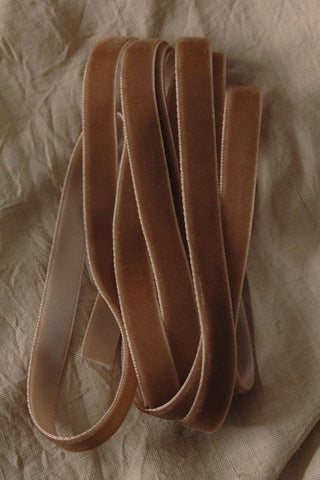 Velvet Ribbon - Almond