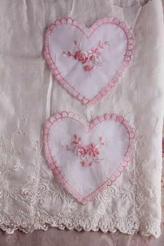 Embroidered Hearts