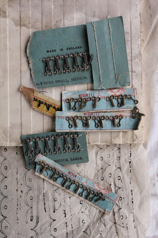 Collection of Old Hooks and Eyes