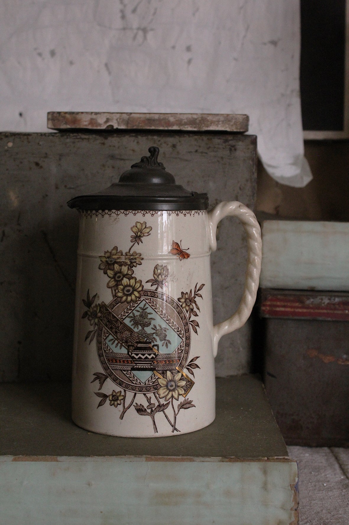 Old Hot Water Victorian Pitcher