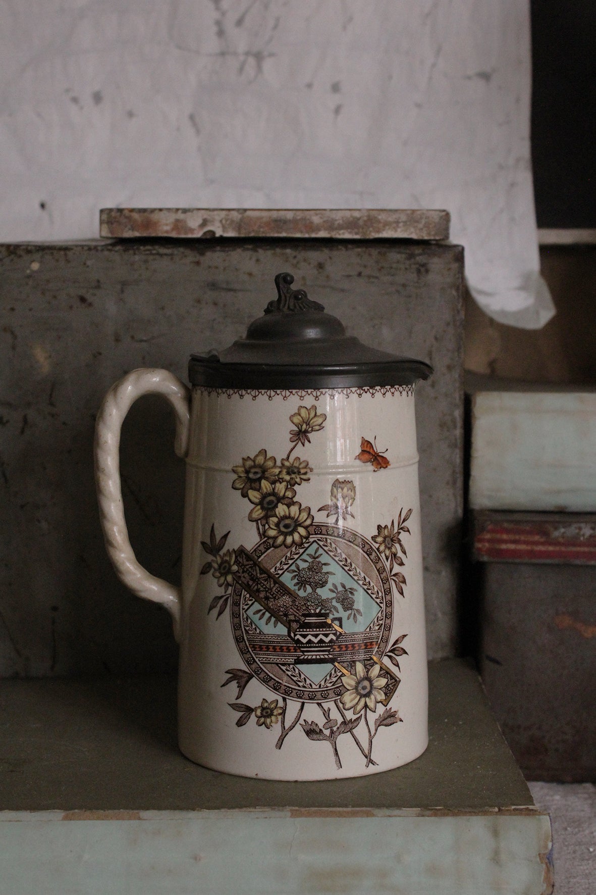 Old Hot Water Victorian Pitcher