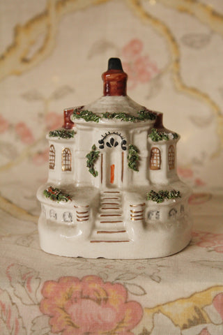 Perfectly Imperfect Old Victorian Staffordshire Pottery - Little Cottage