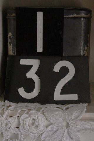 Vintage Church Hymn Board Number