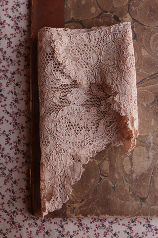 Beautiful Rare Twenties French Lingerie Lace - Example 13