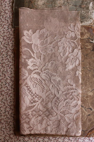 Beautiful Rare Twenties French Lingerie Lace - Example 17