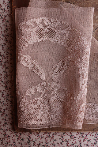 Beautiful Rare Twenties French Lingerie Lace - Example 18