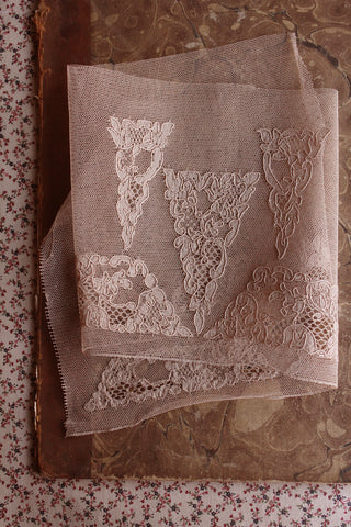 Beautiful Rare Twenties French Lingerie Lace - Example 24