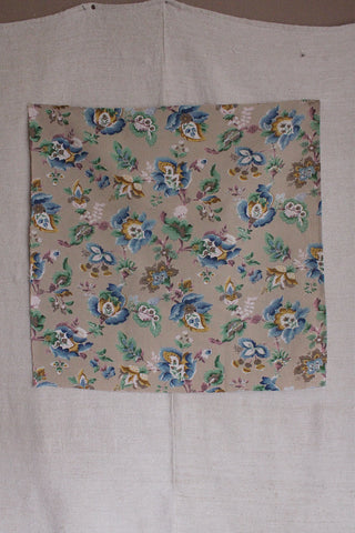 Vintage Dress Fabric - Roses & Fern