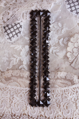 Beautiful Old Large Cut Glass Buckle
