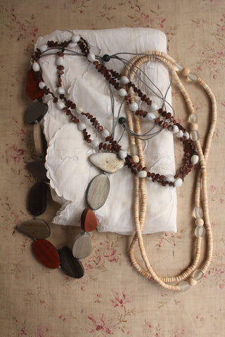 Complete Necklaces - Brown & Auburn