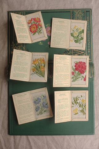Woven Floral Silks In Original  Cards - Set 2