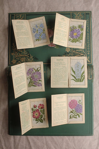 Woven Floral Silks In Original  Cards - Set 3