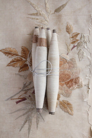 Old Fine Thread Lace Bobbins