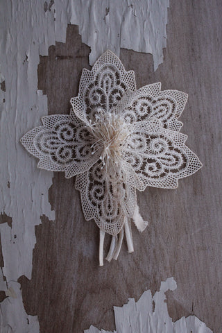 Floral Lattice Brooch