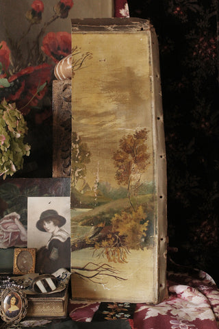 Reclaimed Autumn Canvas Oil Painting Panel - No.2
