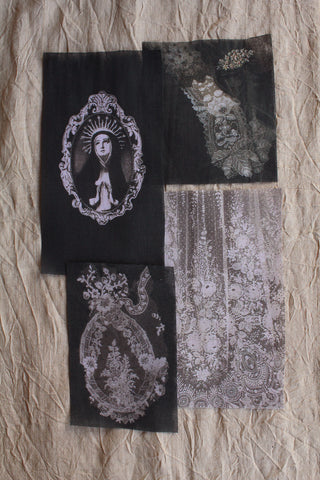 Beautiful Cotton Lawn Panels - Embers & Silk - collection 3