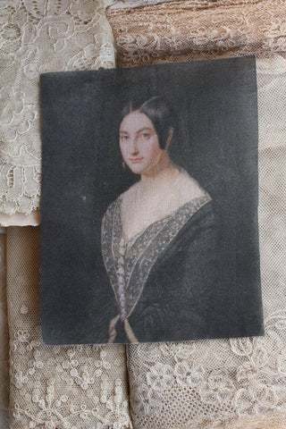 Printed Lawn Dark Portrait Panel