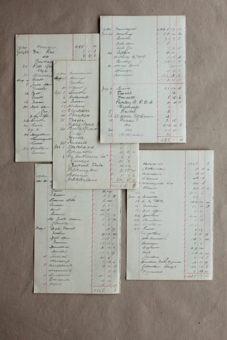 Old Hand Printed Wallpaper Panel - No.3