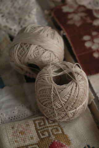Reels of Linen Crochet Thread