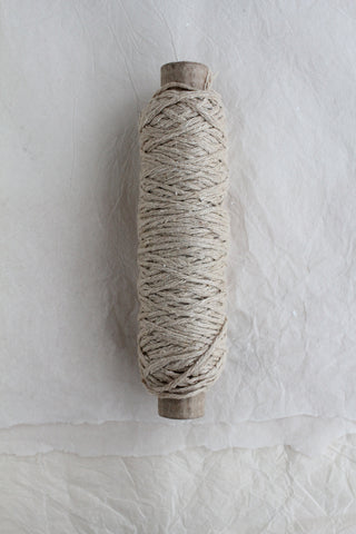 Old Spool of Twisted Flax Linen