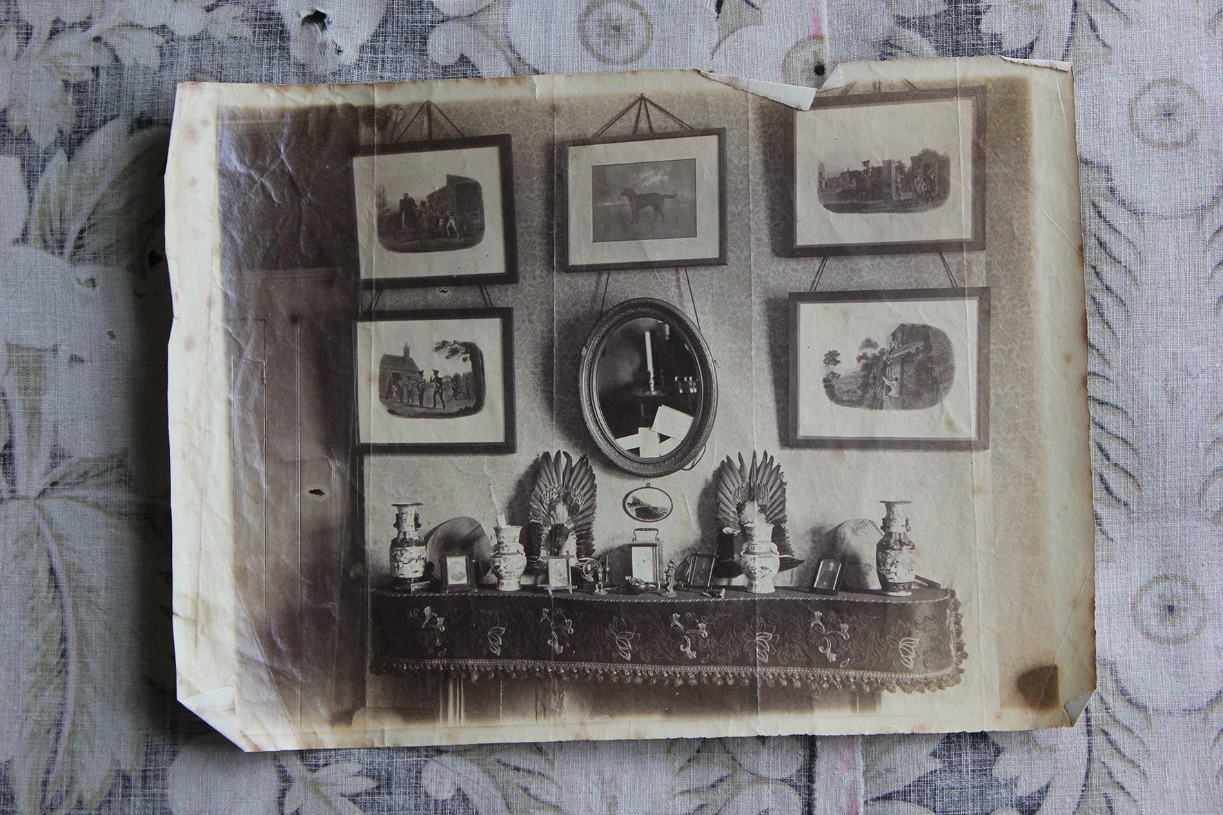 Old Photograph - The Mantlepiece