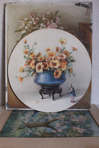 Vintage Floral Print - Marigolds