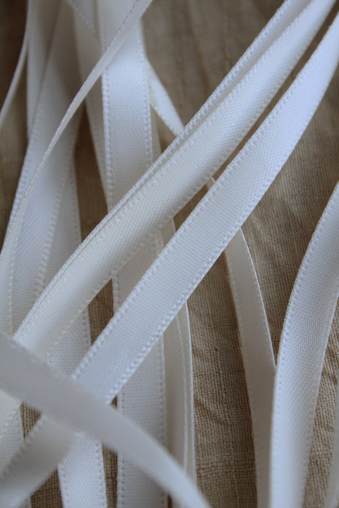 Double Satin Vintage Ribbon - Milk – The Linen Garden